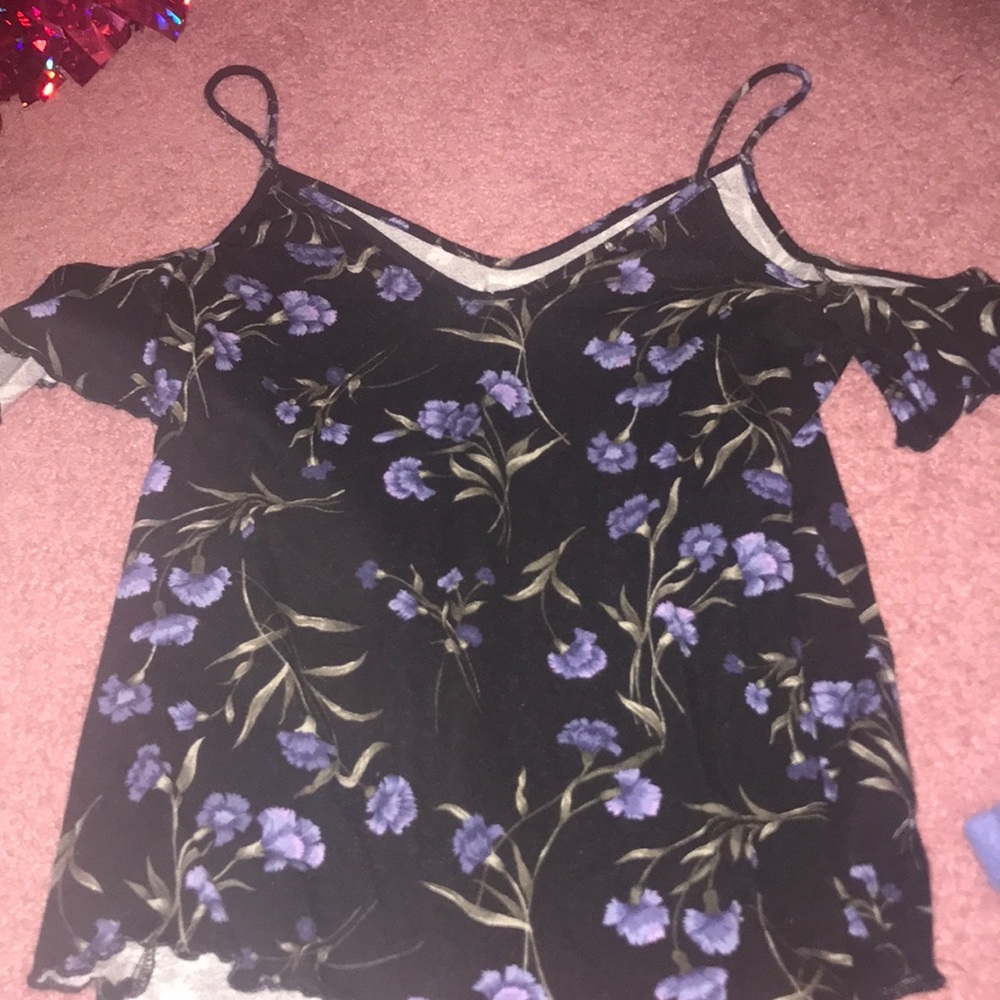 Off the shoulder tank top shirt